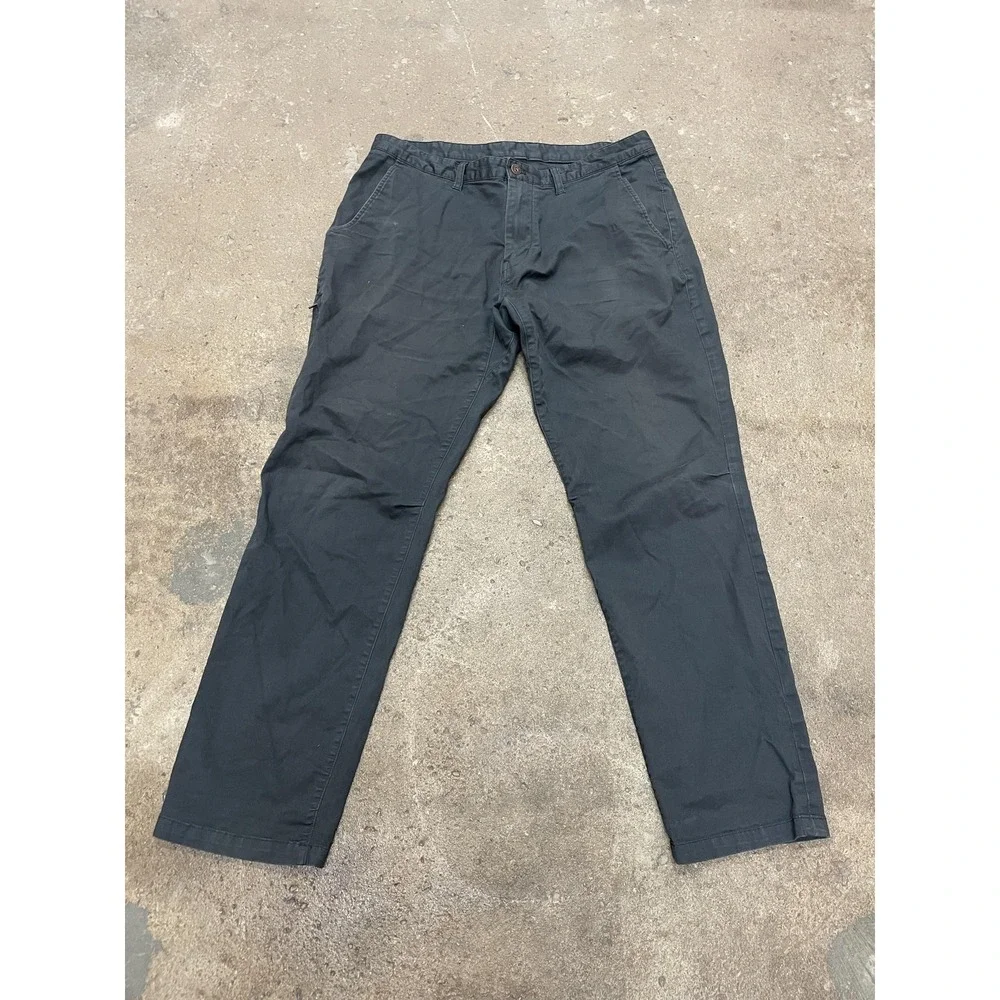 The North Face Pants Mens 36 Black Stretch Chino Casual Outdoor Zip Fly‎ TNF